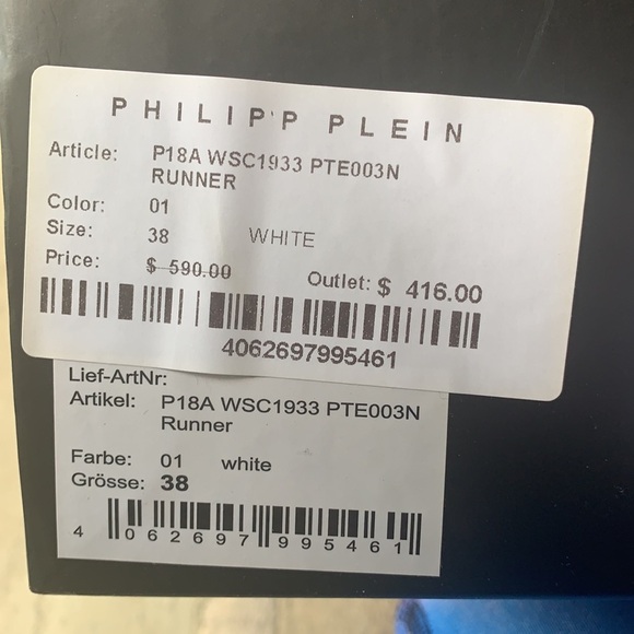 Never Worn Philipp Plein Sneakers - Picture 13 of 13